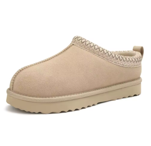 Winter Slipper Clog Beige