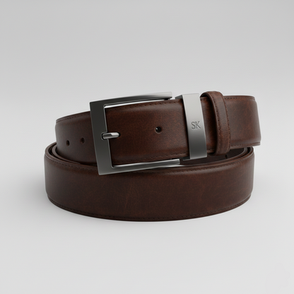 SK brown duo belt
